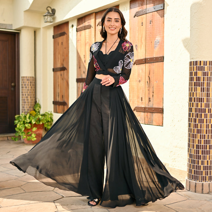 Blingy Black Co-ord Set